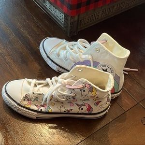 New kids unicorn Chuck Taylor’s.